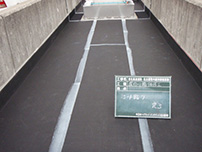 高速道路中央分離帯ゴムシート防水